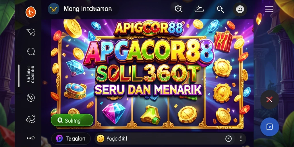Tampilan gameplay menarik dari APIGACOR88 dengan efek visual yang memukau.