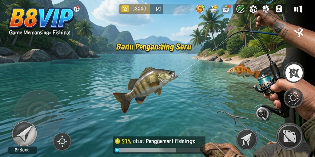 Tangkapan ikan besar dalam gameplay B8VIP yang menegangkan.