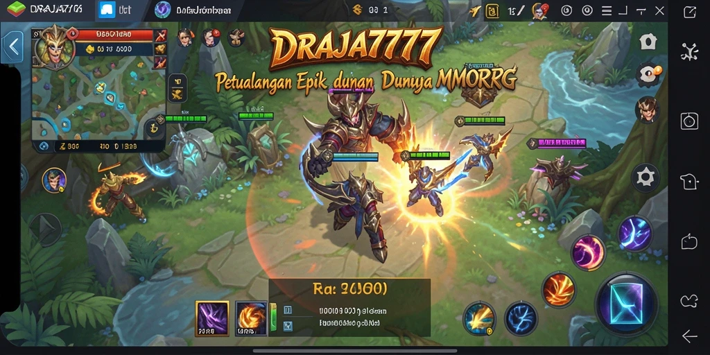 Gameplay seru di dunia fantasi DRAJA777.