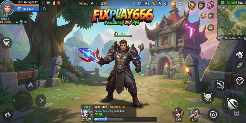 Tangkapan layar dari gameplay FIXPLAY666 yang penuh aksi dan petualangan RPG.