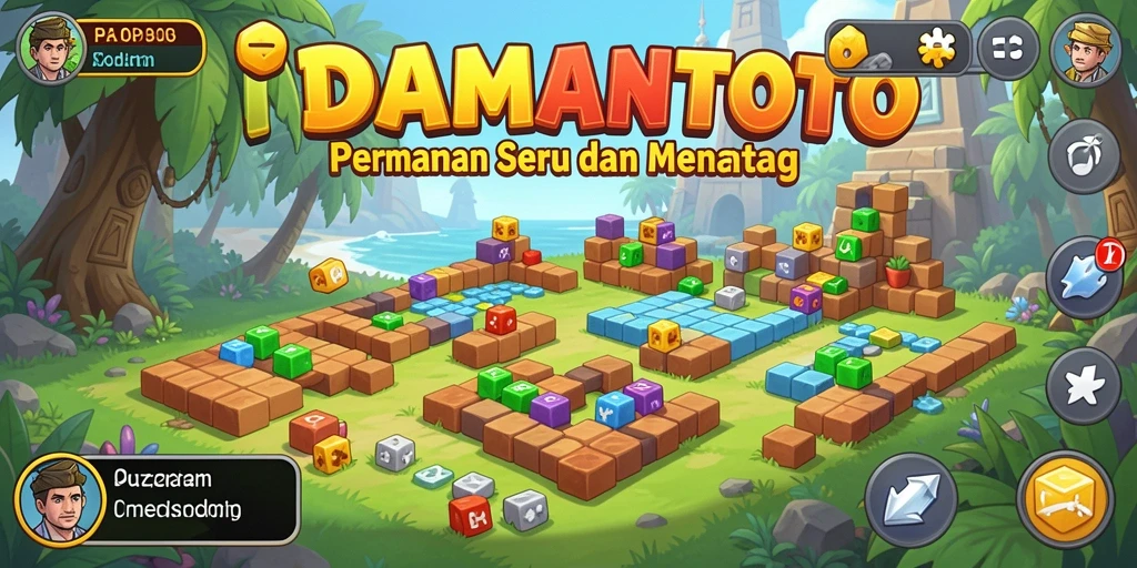 Tampilan gameplay puzzle yang menarik di IDAMANTOTO.