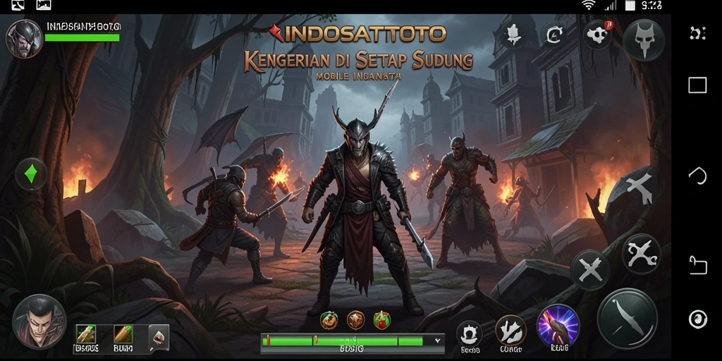 Tangkapan layar menampilkan gameplay mencekam di INDOSATTOTO.