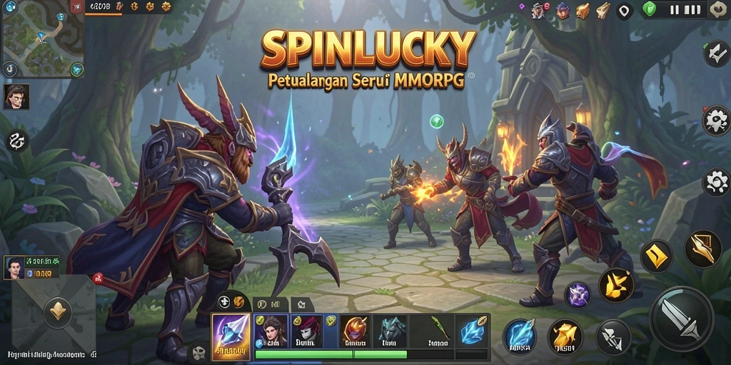 Tampilan gameplay yang immersive dan interaktif di SPINLUCKY.