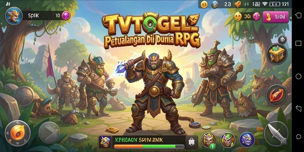 Tangkapan layar menampilkan pertempuran epik dan petualangan mendebarkan di TVTOGEL.