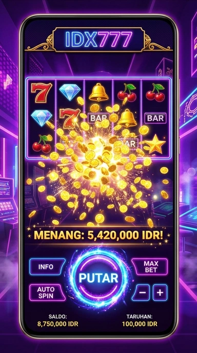 Fitur pencarian mudah pada aplikasi idx777.
